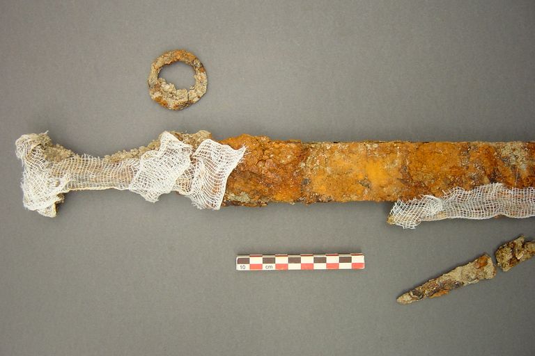 Imboccatura fodero prima del restauro